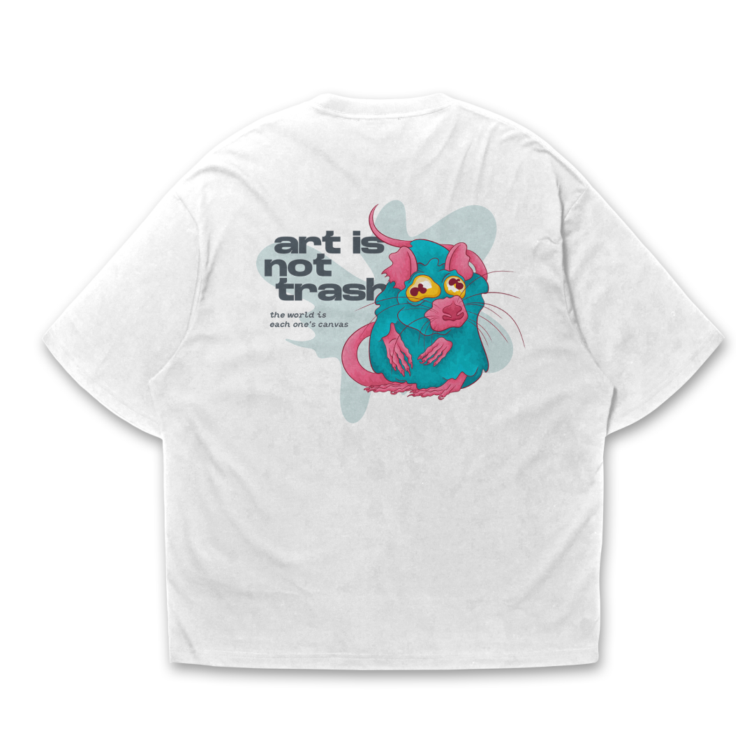 PRODUCTO camiseta zilla art is not trash 4