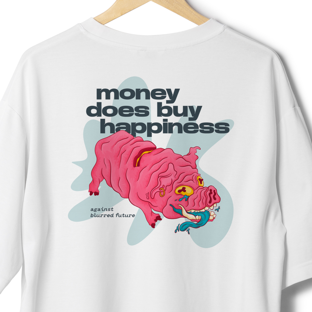 PRODUCTO camiseta zilla money does buy happiness 6